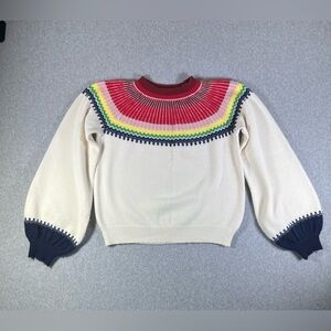 Pomander Place by Tuckernuck Fair Isle Multicolor Yoke Sweater